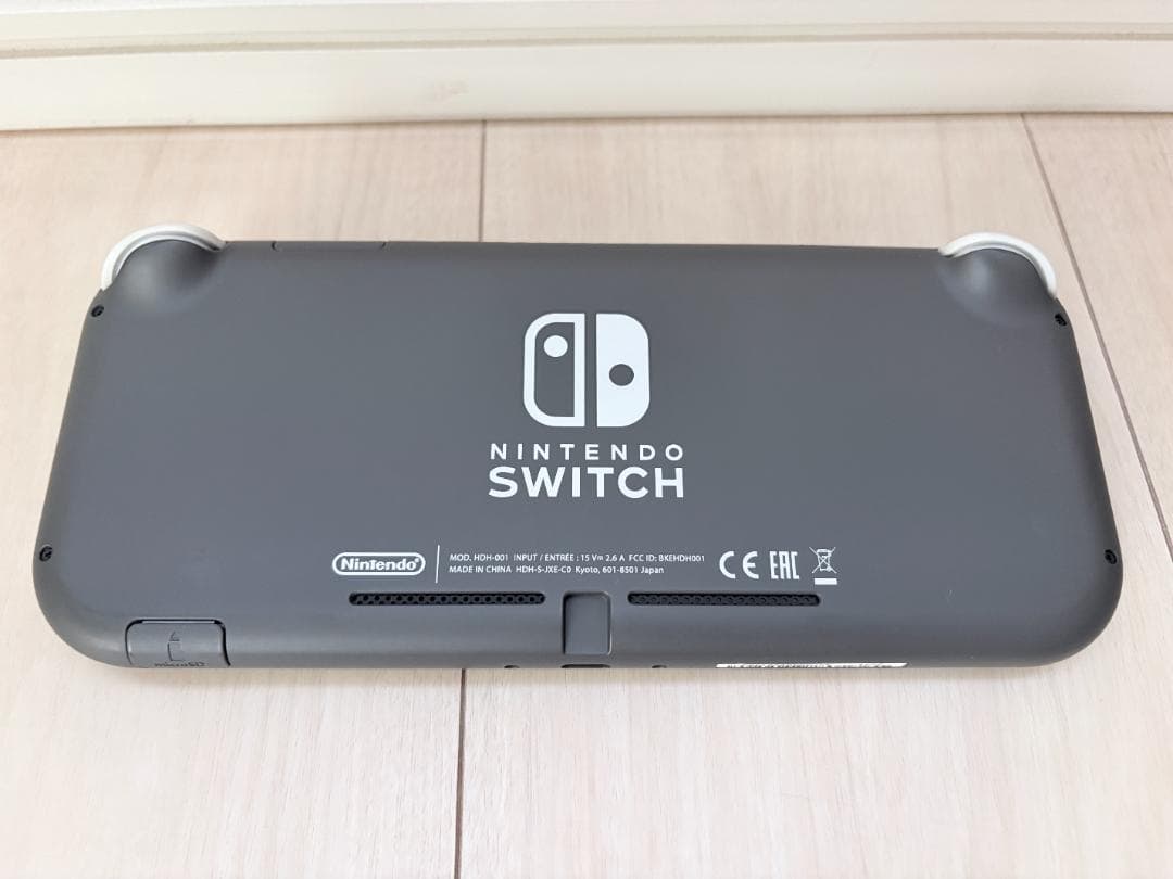 Nintendo Switch Lite グレー本体 外箱・純正充電ケーブルなし