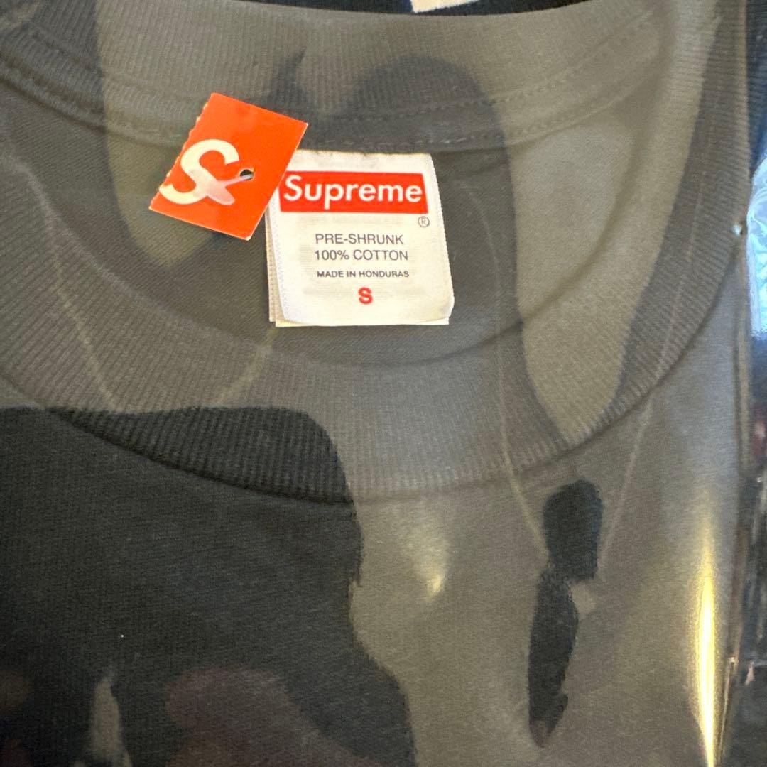 トップス Supreme Arabic Box Logo Tee Navy S