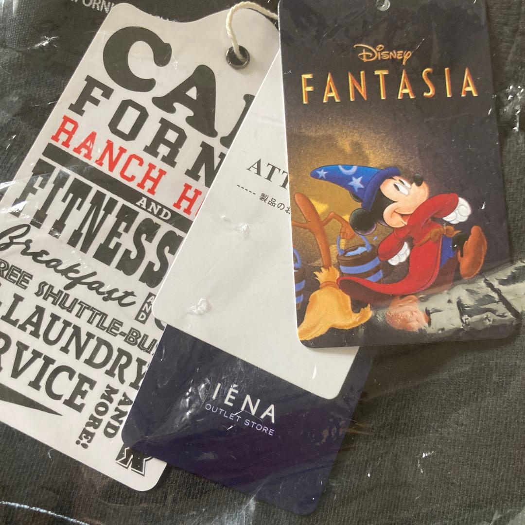 新品　ミッキー　ファンタジスタ　別注ヴィンテージ加工Tシャツ　ベイクルーズ　男女