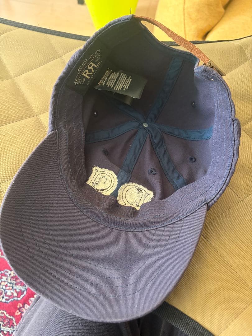RRL キャップ　ネイビー