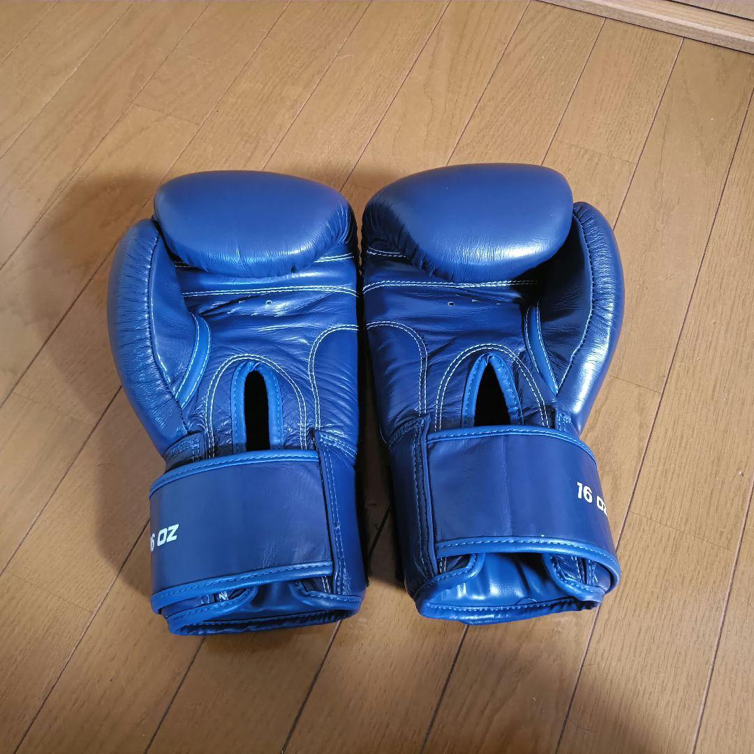 K-1 ボクシンググローブ 16oz 青