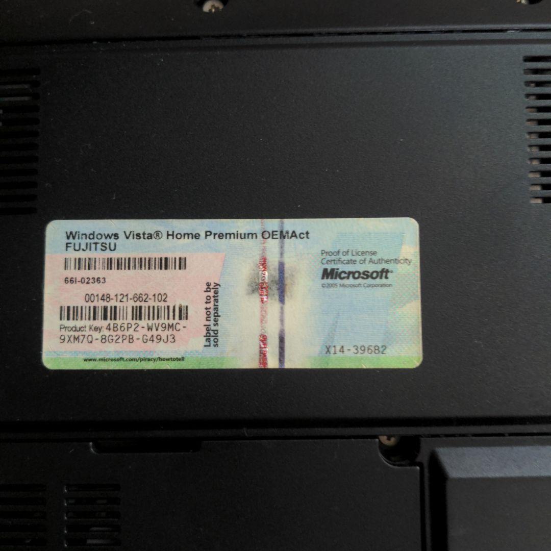 その他ノートPC本体 FMV BIBLO NF/B40