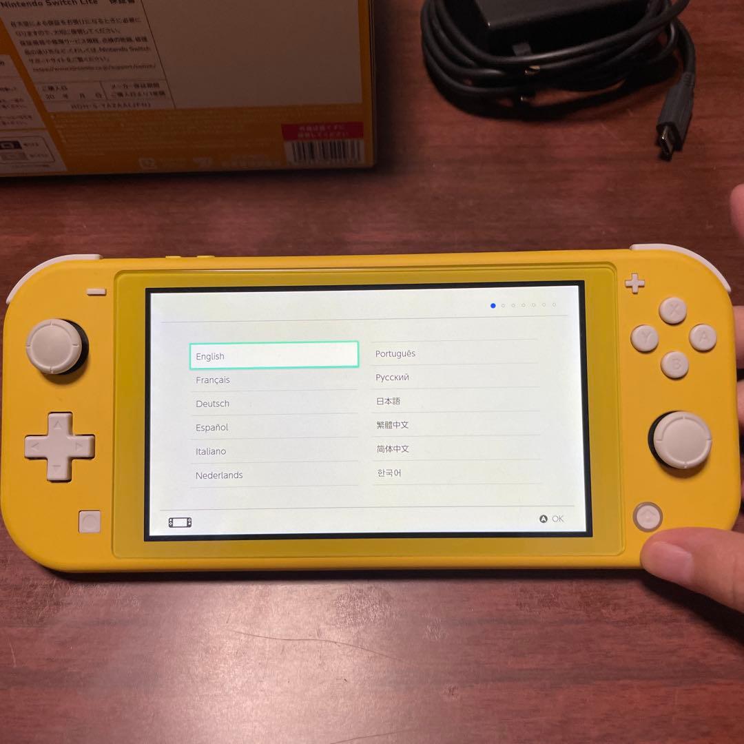 Nintendo Switch Lite イエロー 【美品】