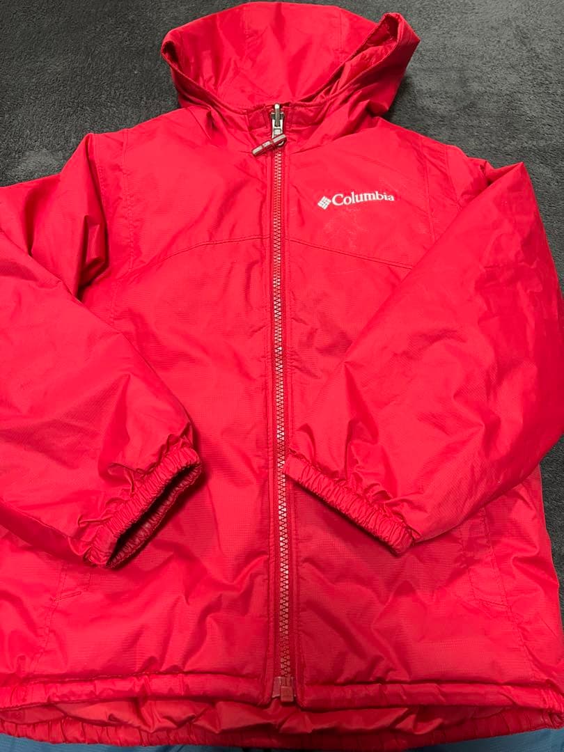 Columbia 子供用 キッズ スキーウェア スノーウェア 赤 青 120