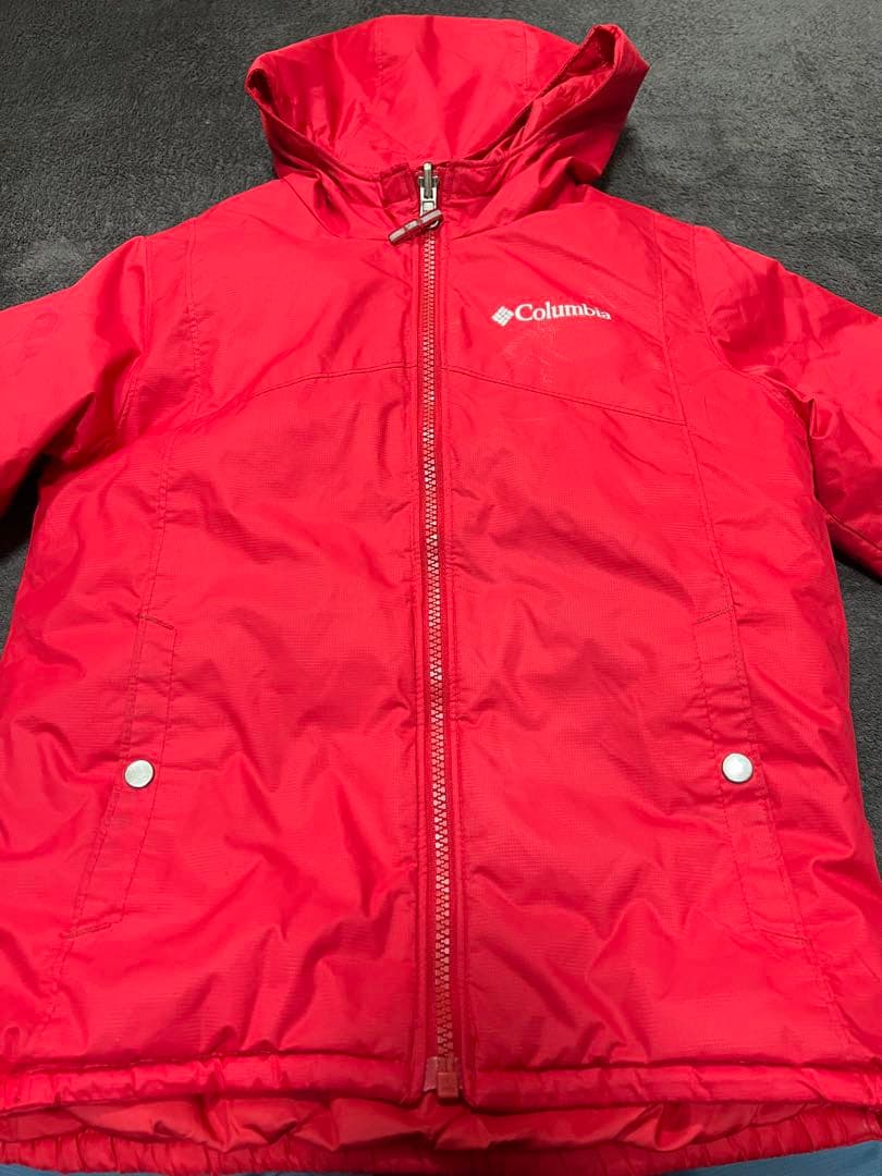 Columbia 子供用 キッズ スキーウェア スノーウェア 赤 青 120