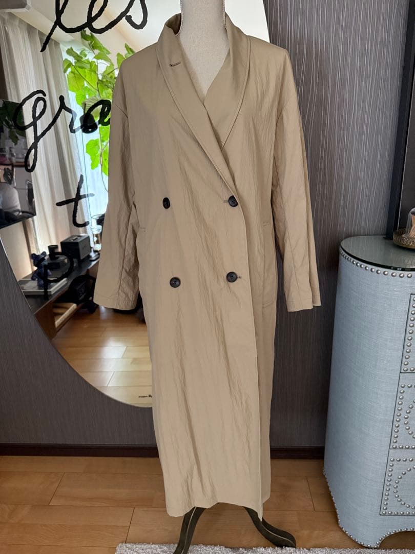 アパルトモンドゥーズィエムクラス　ECOTTONY NYLON TRENCH