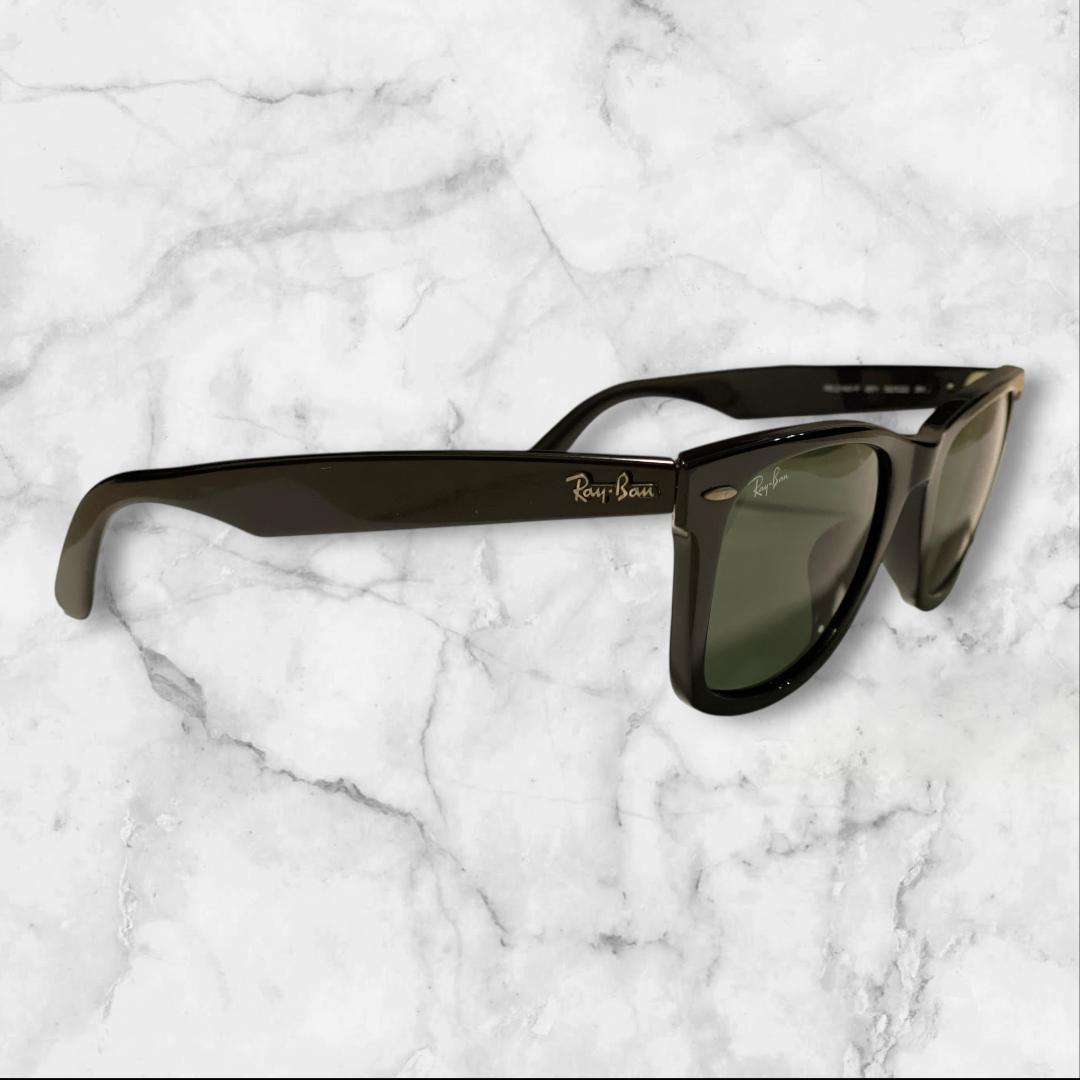 Ray-Ban WAYFARER 黒 グリーンレンズ 伊製