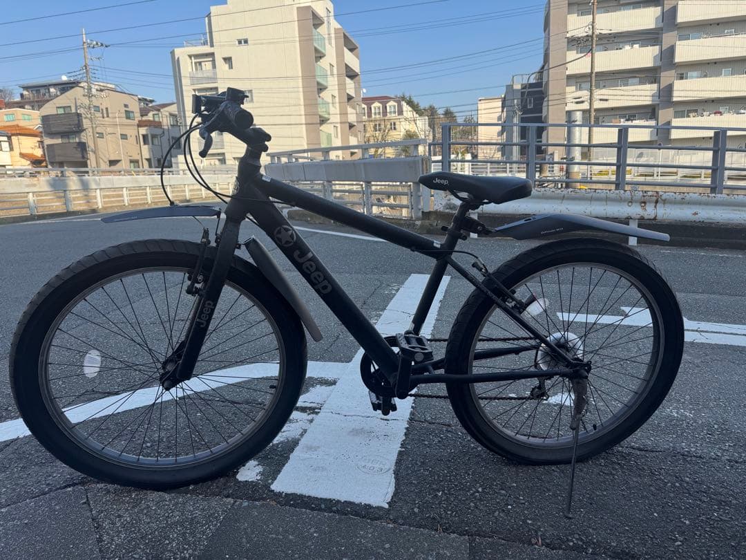 Jeep セミファットバイク　マウンテンバイク ブラック