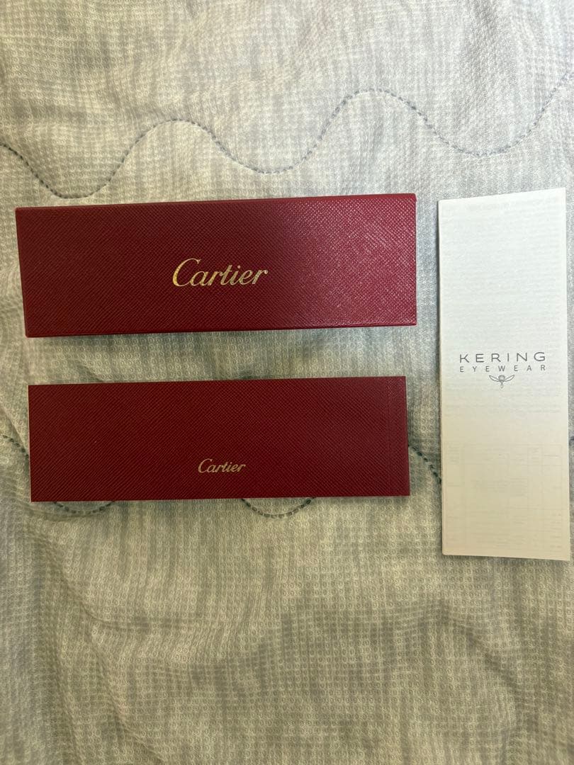 Cartier リムレス　ゴールドアイウェア　サングラス メガネ　130