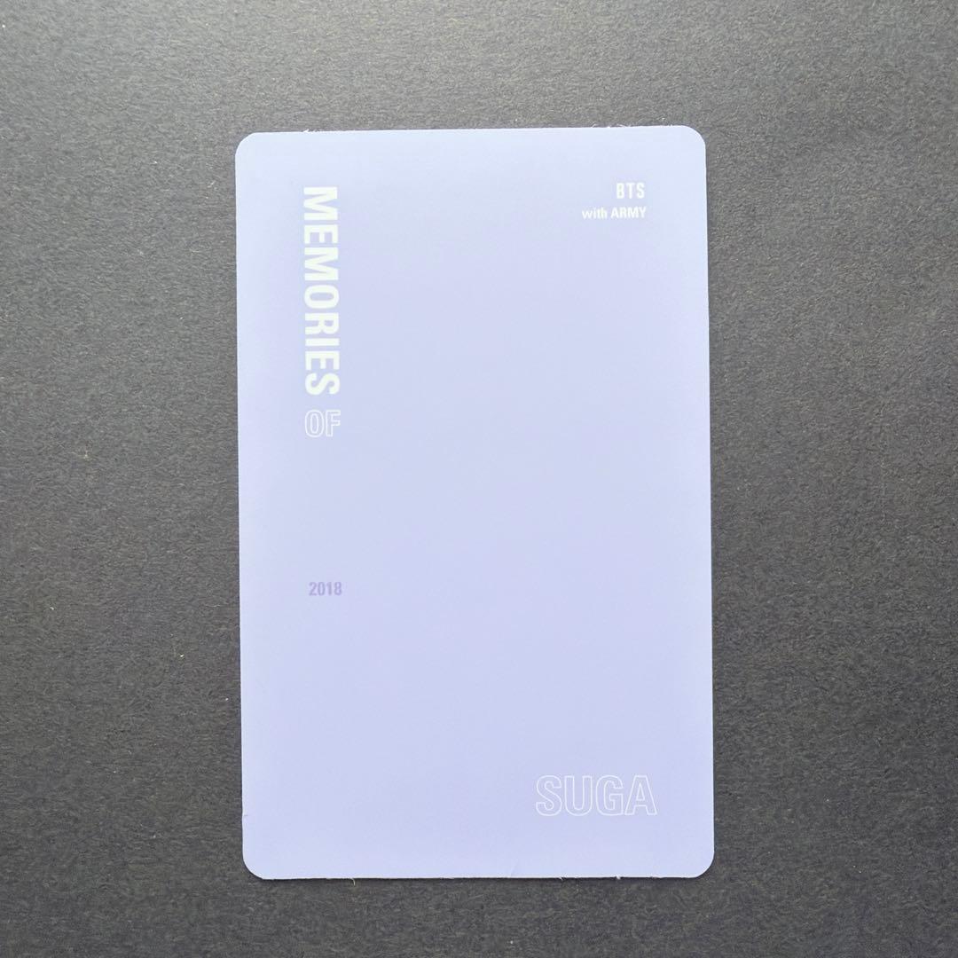BTS Memories 2018 Blu-ray SUGA ユンギ★匿名配送