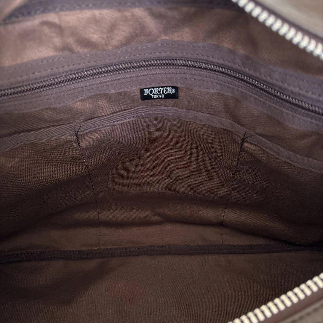 【美品】PORTER フリースタイル ボストンバッグ ブラウン 茶　大容量