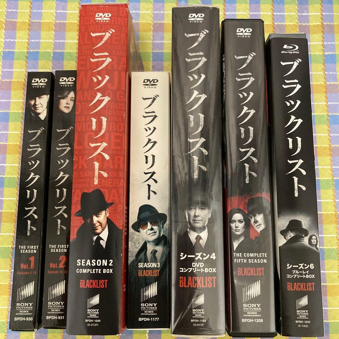 ブラックリスト DVD コンプリートボックス　シーズン１〜６　まとめ売り