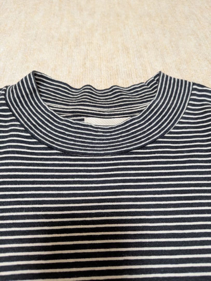 トップス Cotton Napping Border Super Size Tee