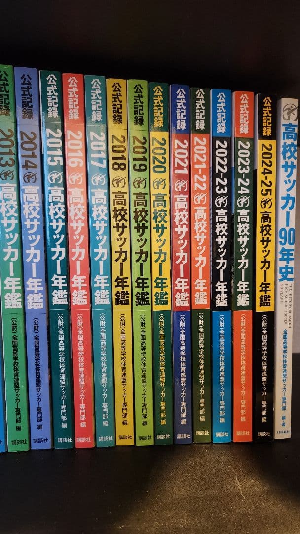 超希少　高校サッカー年鑑　1991～2025　26冊+1冊　計27冊セット