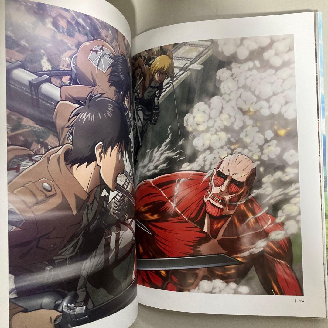 進撃の巨人 ANIME ILLUSTRATIONS イラスト集　匿名配送
