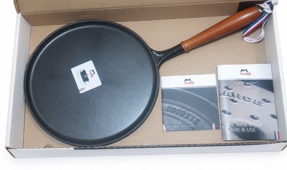 未使用新品 ストウブ鋳鉄28cmパン/STAUB 28cm Cast Pan