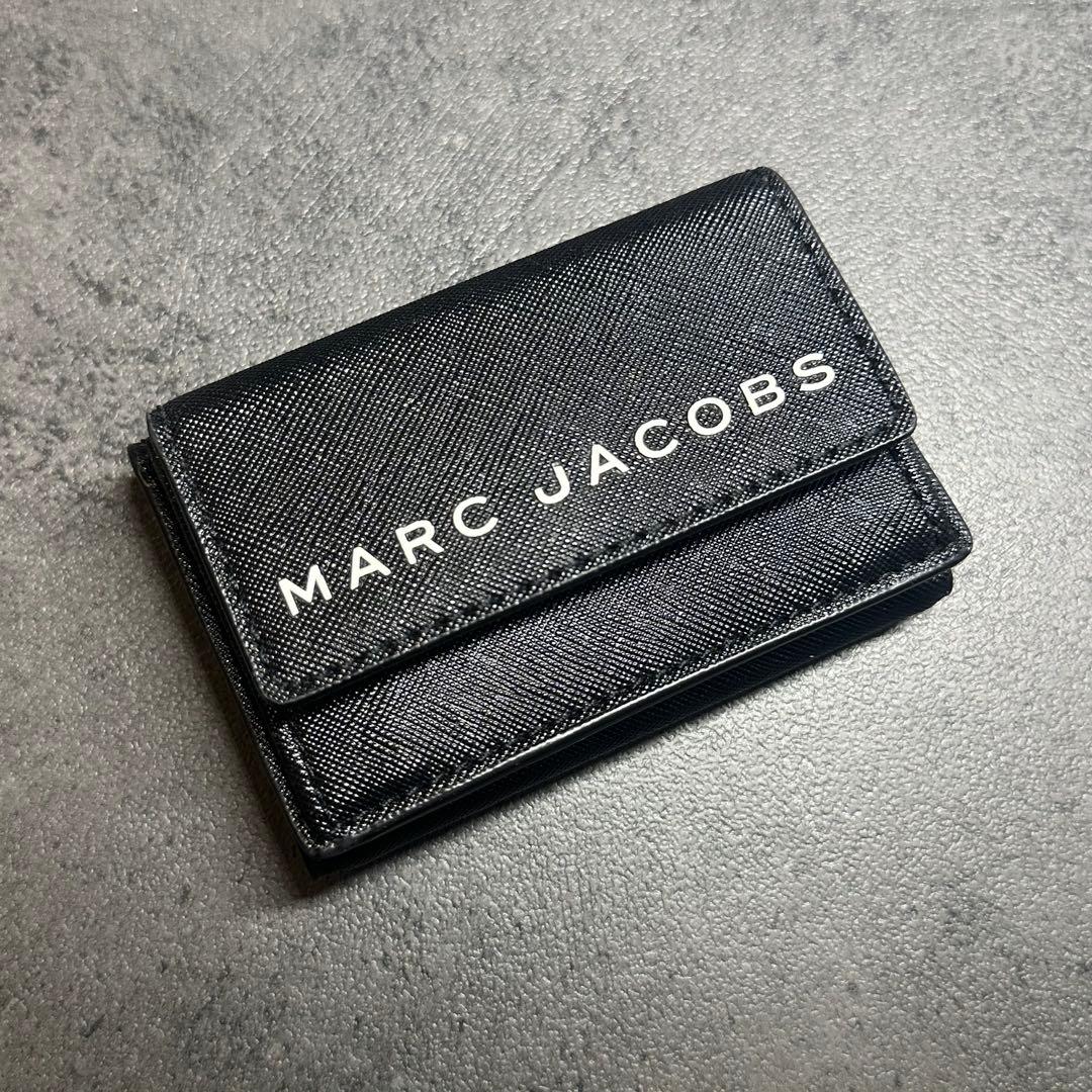 MARC JACOBS ロゴ　三つ折り財布　コンパクトウォレット　ミニ財布
