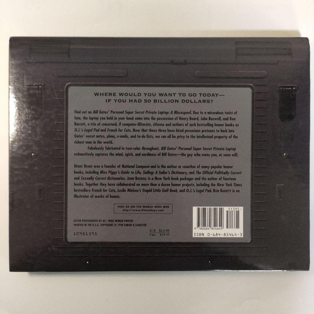 洋書 BILL GATES' SUPER-SECRET PRIVATE LAPTOP