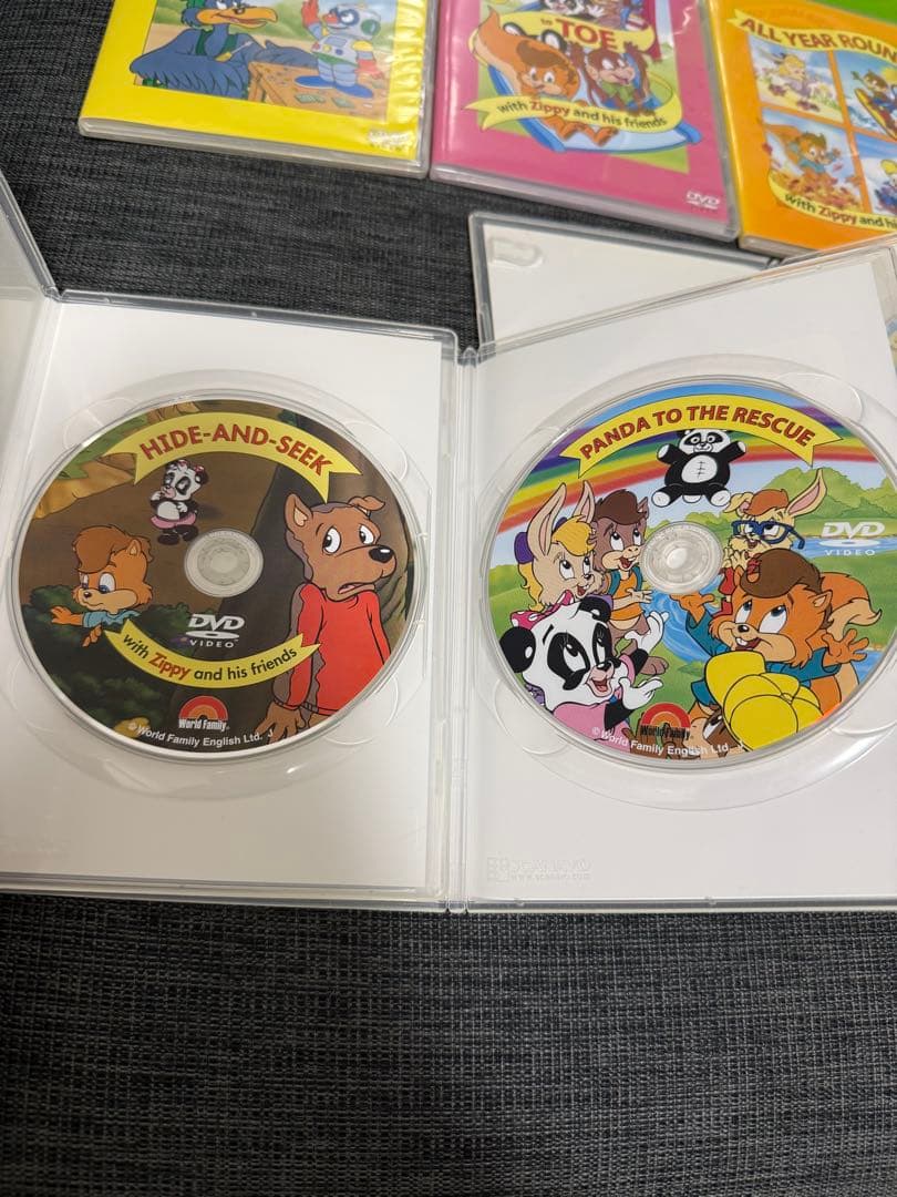 DWE ディズニー英語システム zippy DVD12枚セット・字幕あり