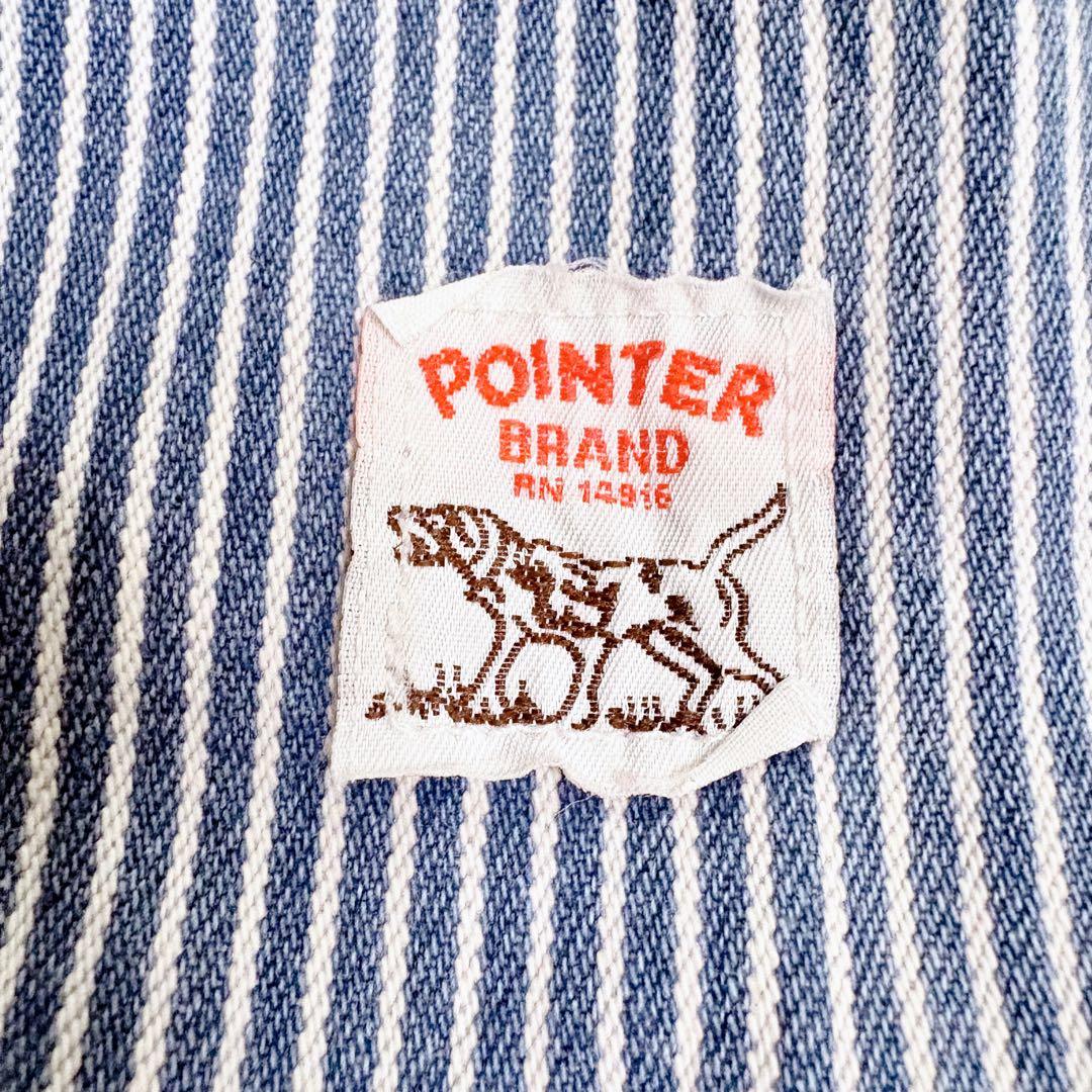 希少　POINTER BRAND ヒッコリー カバーオール 90s USA製