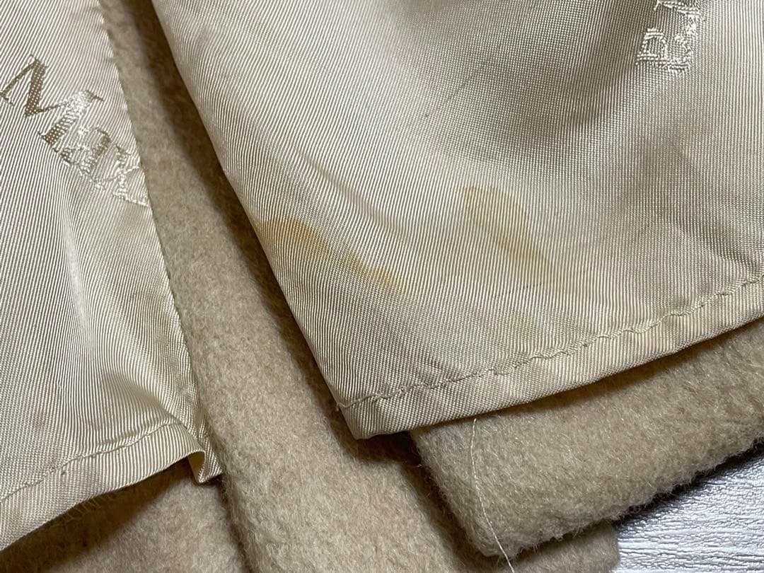シミあり マックスマーラ MAX MARA キャメルヘア コート 42