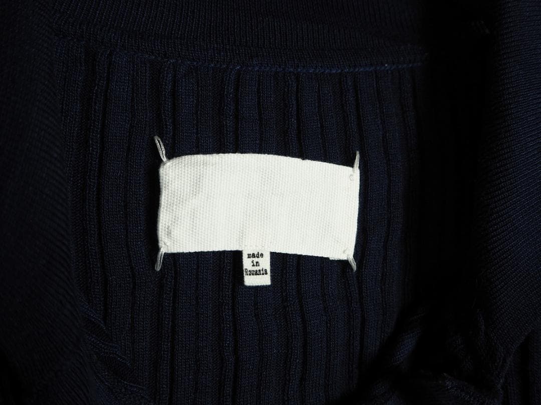 美品 Maison Margiela レイヤード ニット ポロシャツ 415P▲