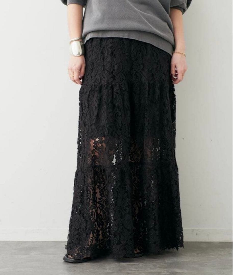 ★新品未使用★Deuxieme Classe*Lace Tiered スカート