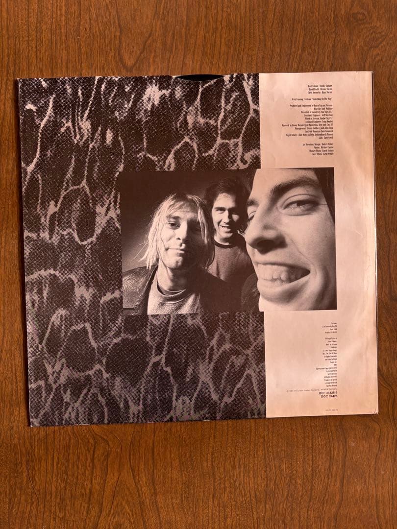 NIRVANA NEVERMIND レコード　1991年製　ホーランド製