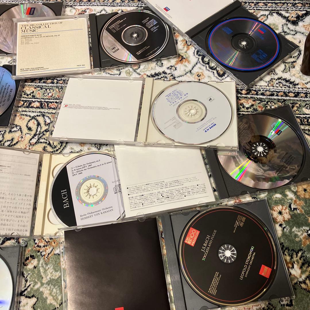 クラシックのCDまとめ売り11点バッハメンデルスゾーンブラームスラフマニノフ