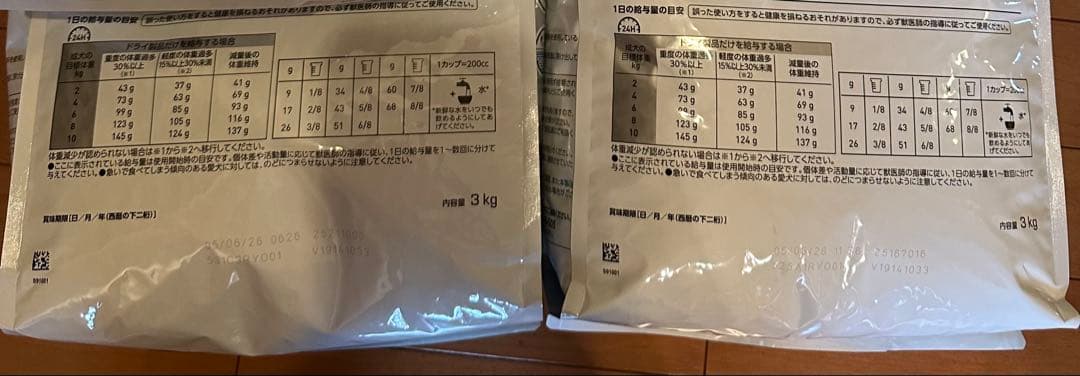  CANIN 満腹感サポート 低分子プロテイン 3kg×2袋