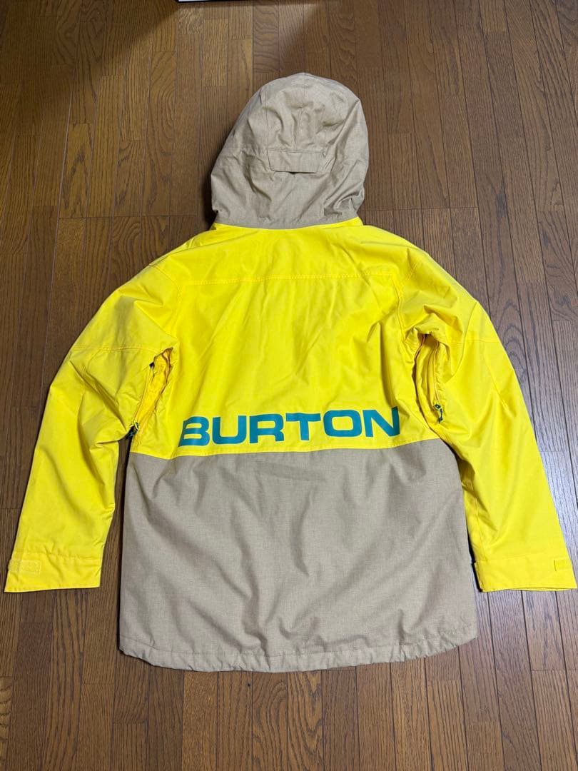 BURTON スノーボードジャケット XL イエロー