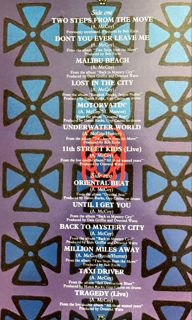Hanoi Rocks The Best of Hanoi Rocks英国盤LP