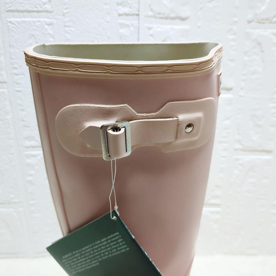 新品　ハンター ロングブーツ　レインブーツ　長靴　ピンク24.5cm