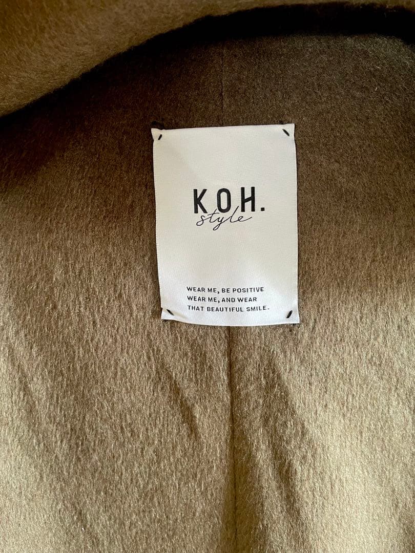 新品未使用♡KOH.styleビッグカラーコクーンスリーブコート