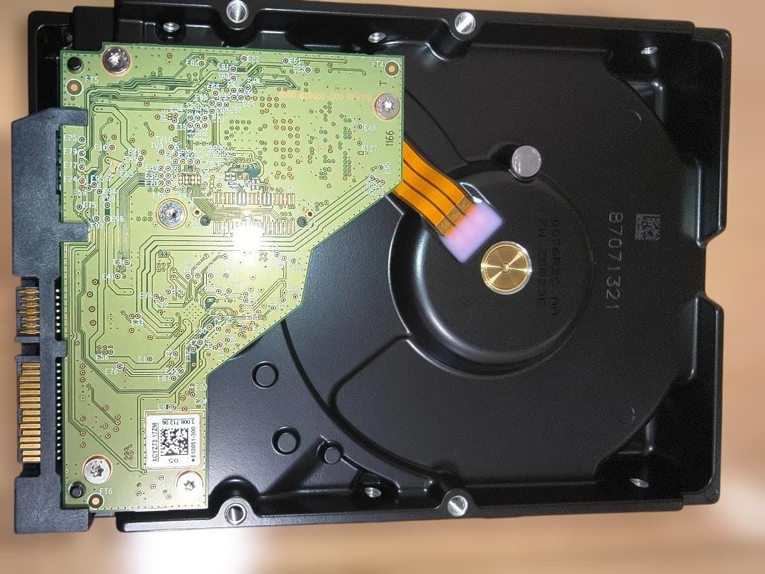 ほぼ新品 WD60EZAX 6TB 3.5インチ内蔵HDD 使用時間0時間