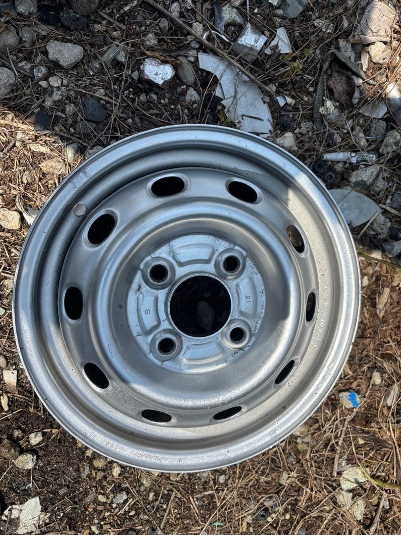 スバル純正　サンバー　鉄ホイール12✖️4.00　４枚セット再塗装してます
