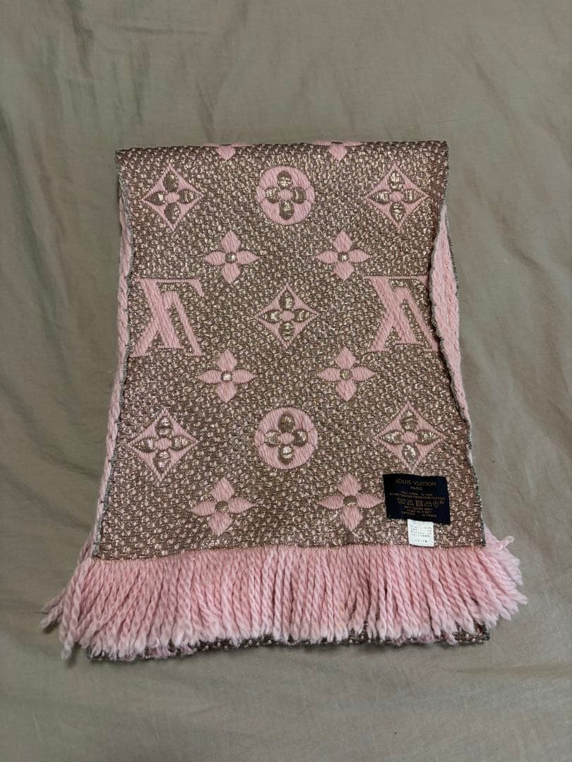 LOUIS VUITTON マフラーエシャルプ　ロゴマニアシャイン