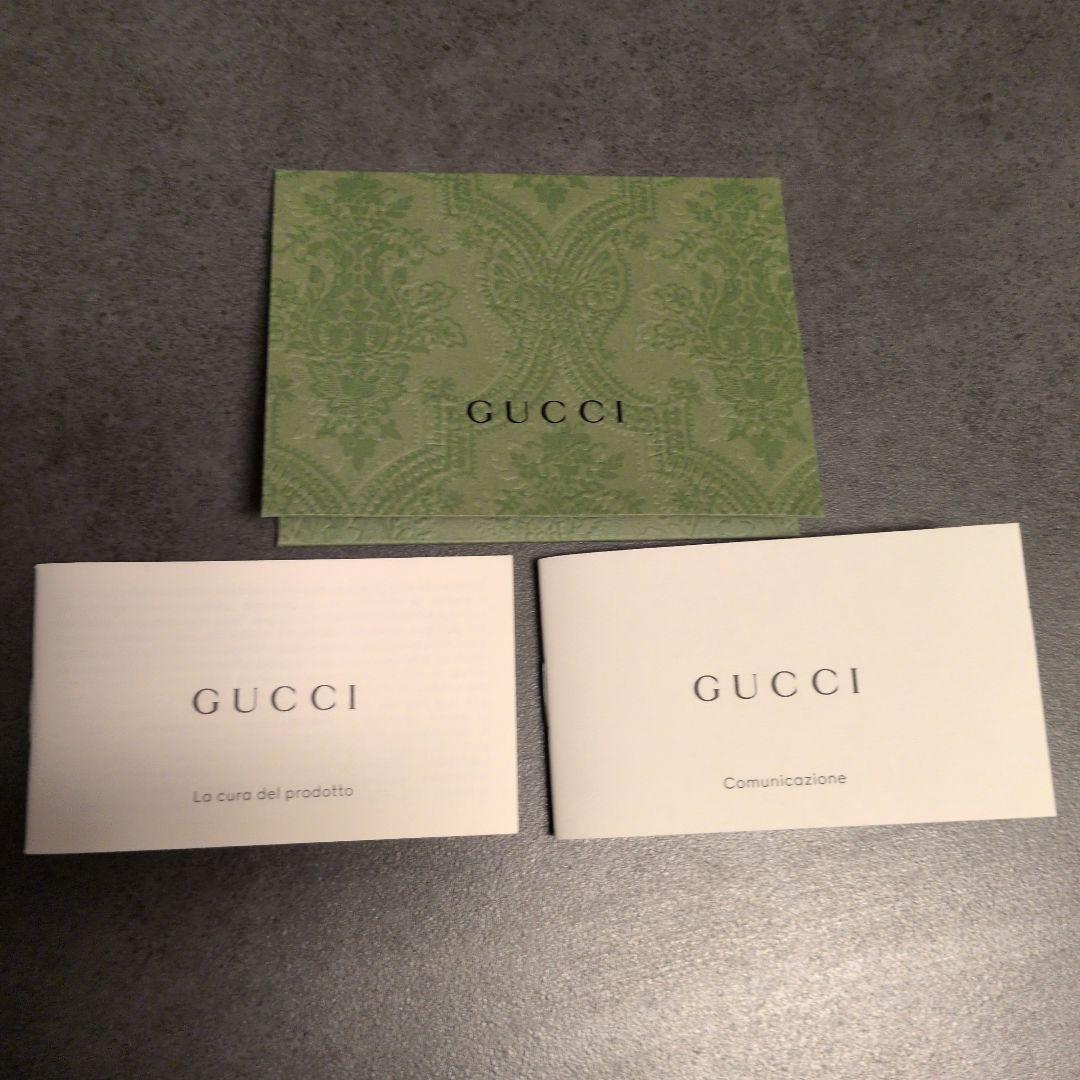 Gucci 二つ折り財布 ベージュ/グリーン/レッド