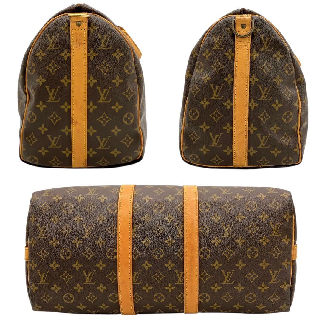 【LOUIS VUITTON】キーポル バンドリエール45 モノグラム　旅行鞄