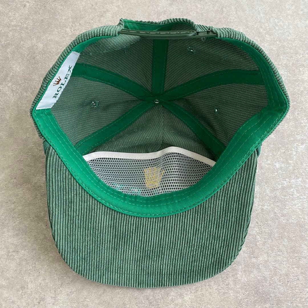 8*】様 ROLEX ロレックス コーデュロイキャップ CAP 刺繍ロゴ