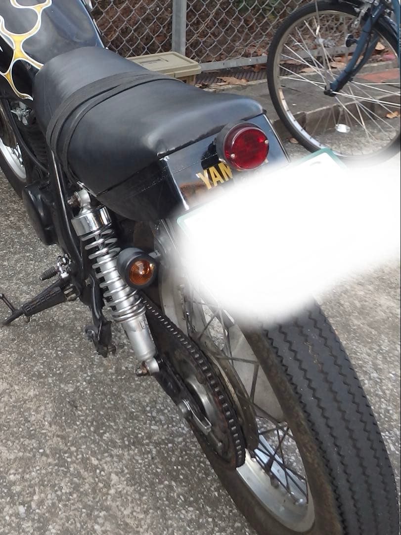 SR400 リアフェンダーテールランプセット