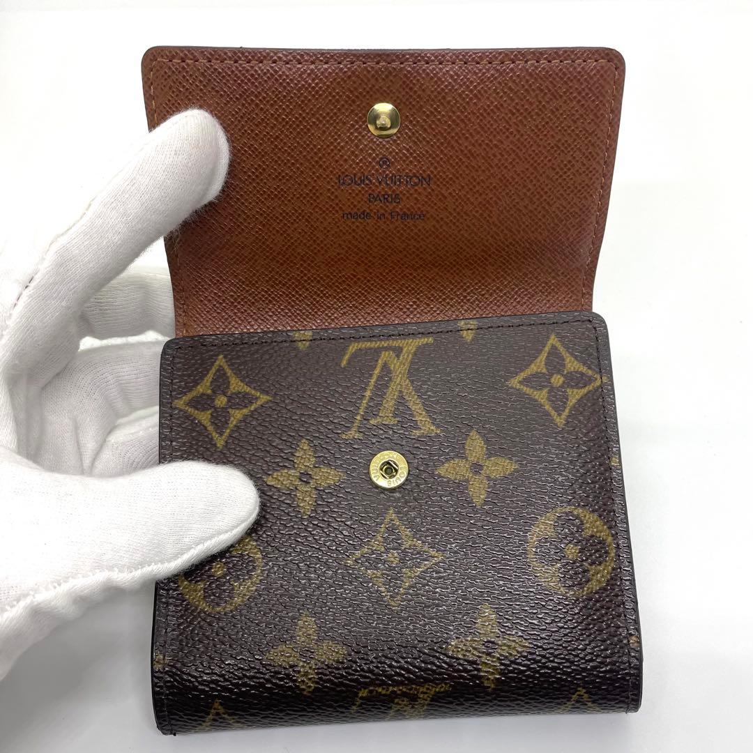 ルイヴィトン モノグラム ポルトモネ ビエ カルトクレディ Wホック 財布