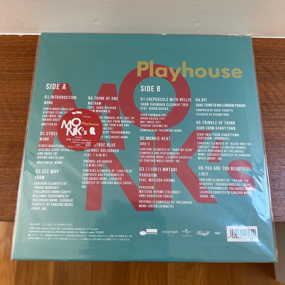 WONK/MONK's Playhouse常田大希★吉田沙良☆wonk レコード