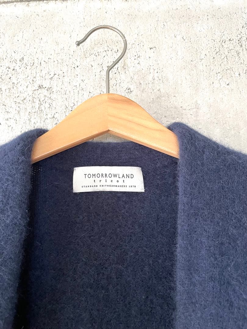 Fox wool シャギーカーデニットガウンTOMORROWLANDtricot