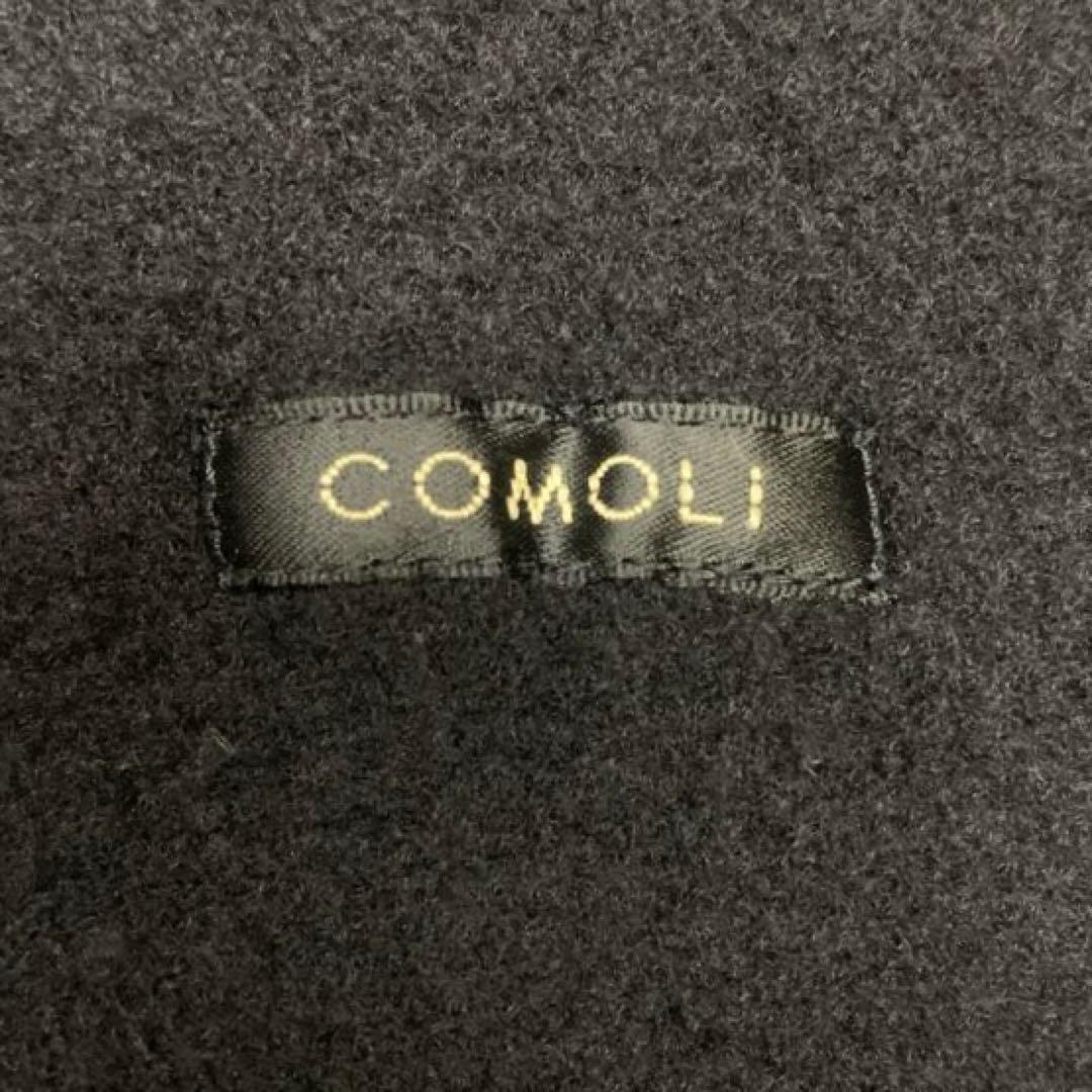 COMOLI コモリ 縮絨ウール ジップショートジャケット