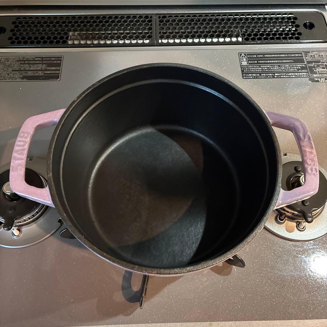 ストウブ (Staub)ピコ・ココット　ラウンド　20cm(パープル)