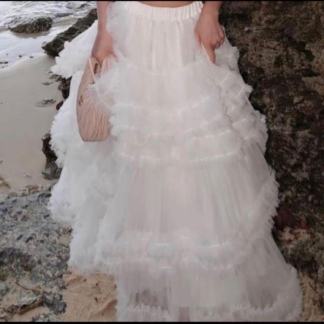 【新品】Treat Ürself blooming tulle skirt