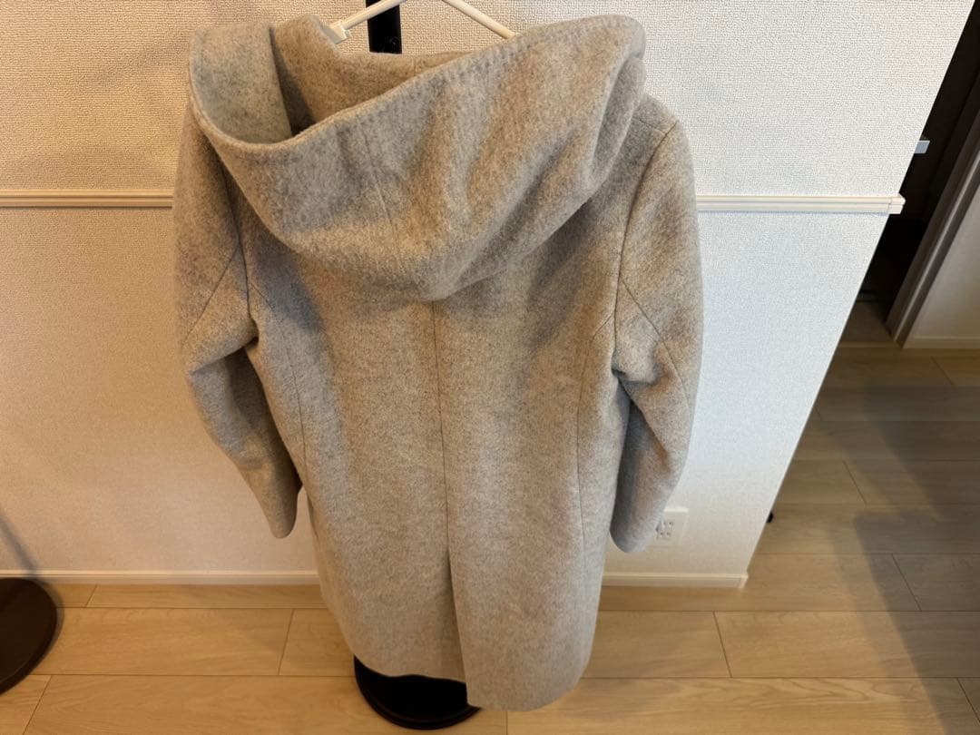 【美品】23区 ロングコート フード付き サイズ38 クリーニング済