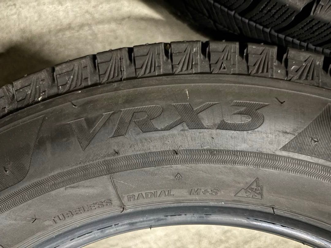 185/65R15 VRX3 4本 25年製 ブリヂストン スタッドレス