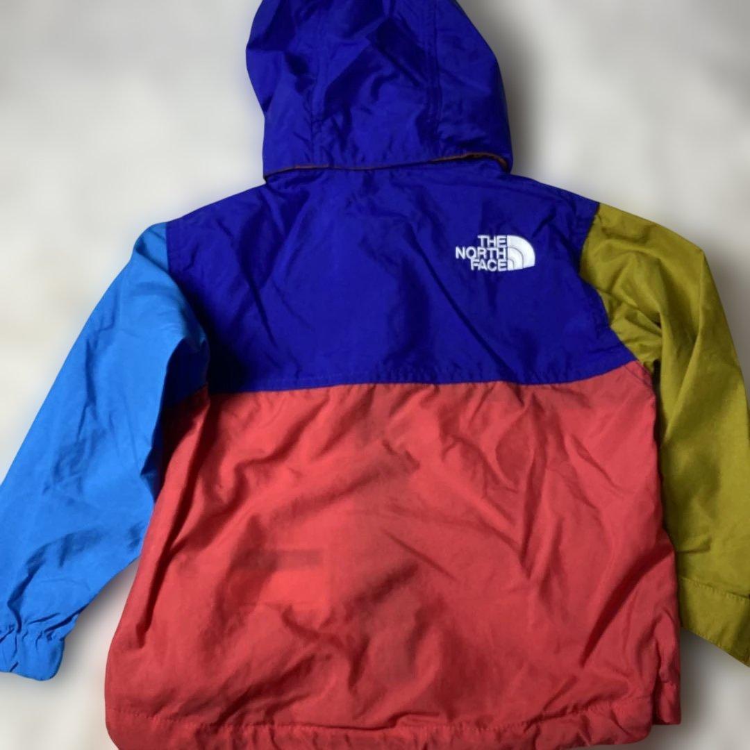 オリーブ様　新品　ザノースフェイス　マルチカラー ジャケット フード取り外し可